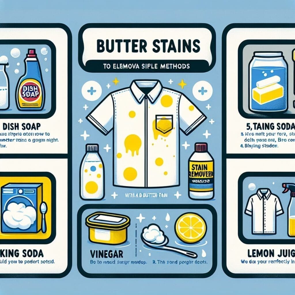 5 Easy Ways to Remove Butter Stains from Clothing